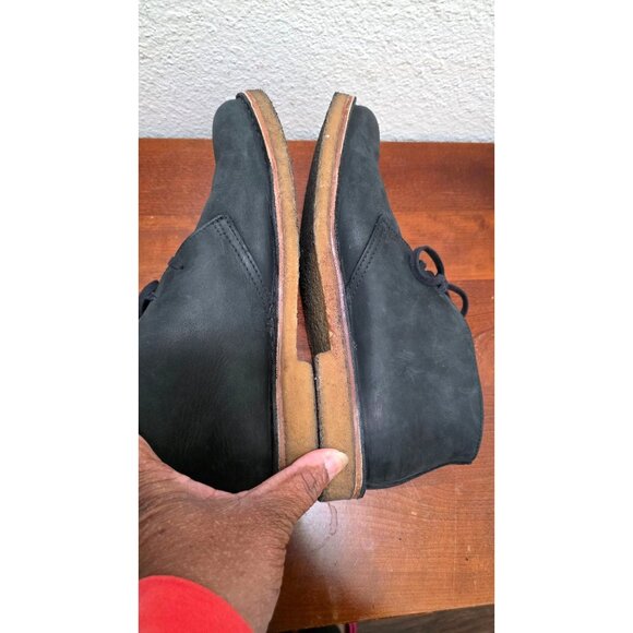 Astorflex Men's Black Desert Chealse Boots Lace-Up Leather Made in Italy Size 44 - Picture 5 of 9